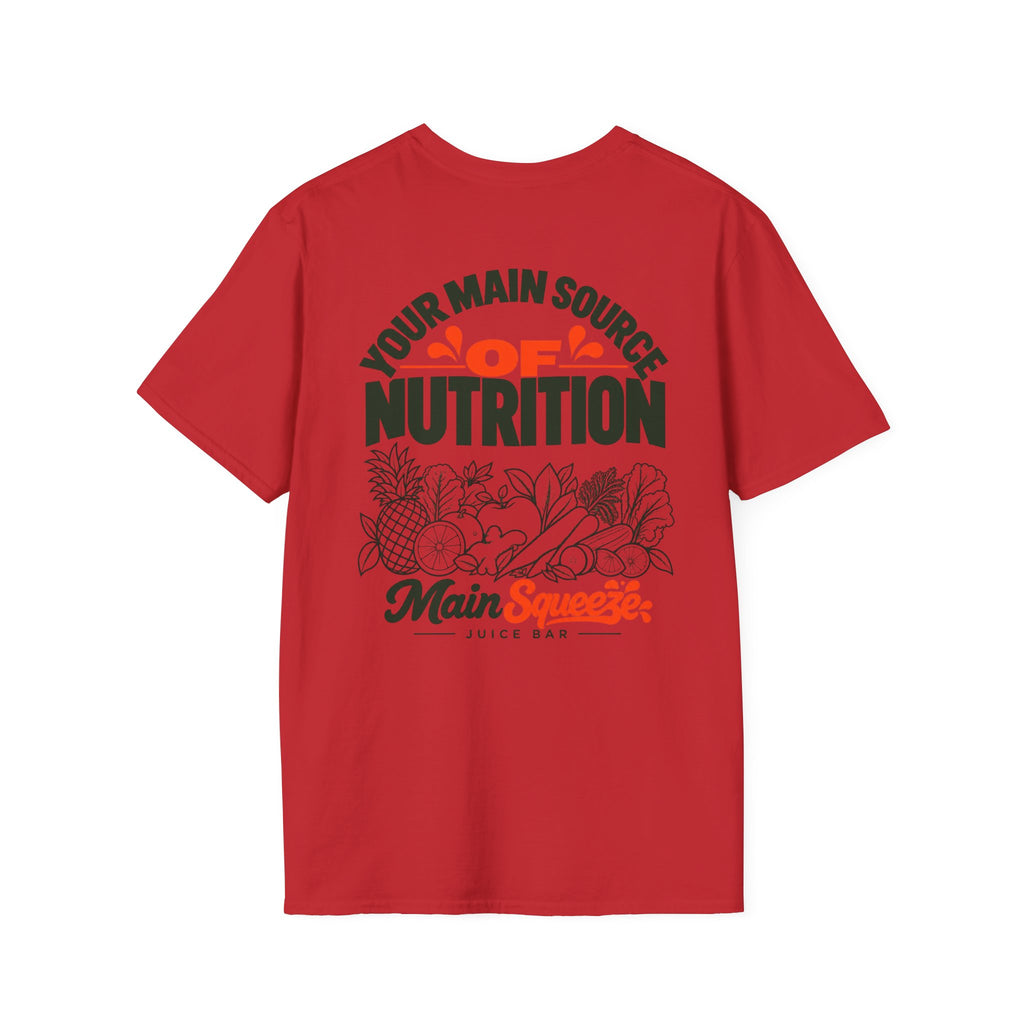 Nutrition Brand T-Shirt — “Your Main Source of Nutrition” Graphic Tee