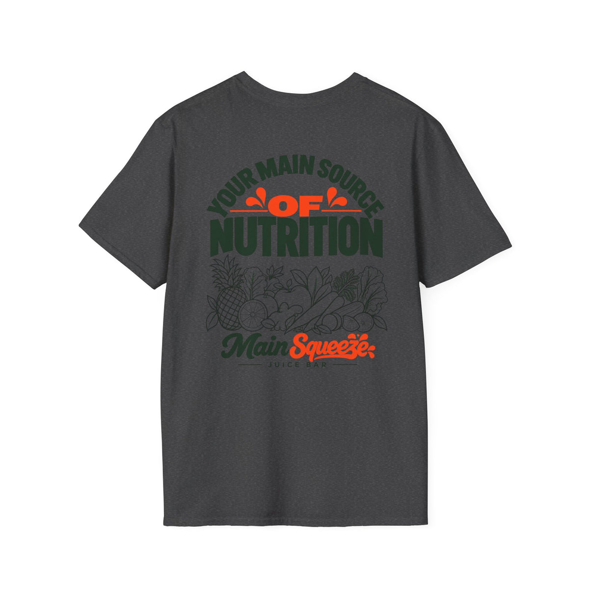 Nutrition Brand T-Shirt — “Your Main Source of Nutrition” Graphic Tee