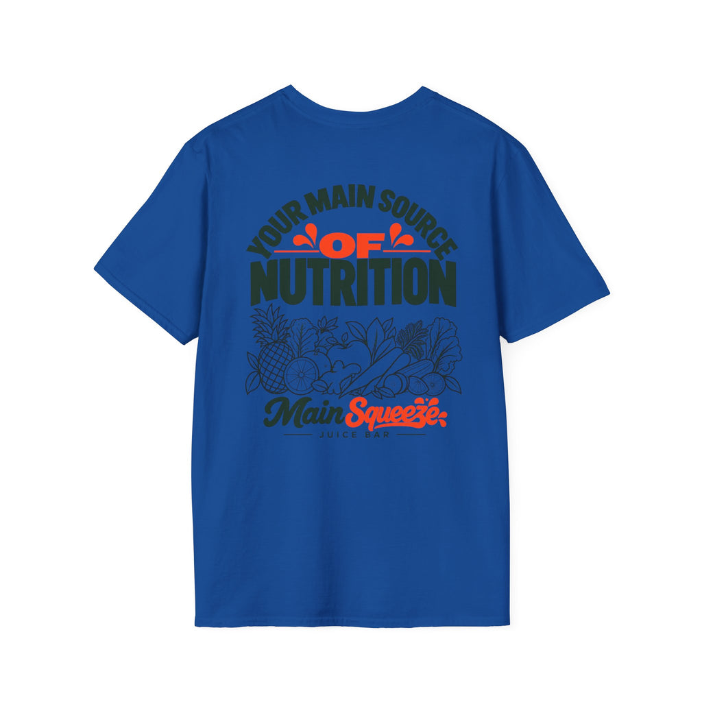 Nutrition Brand T-Shirt — “Your Main Source of Nutrition” Graphic Tee