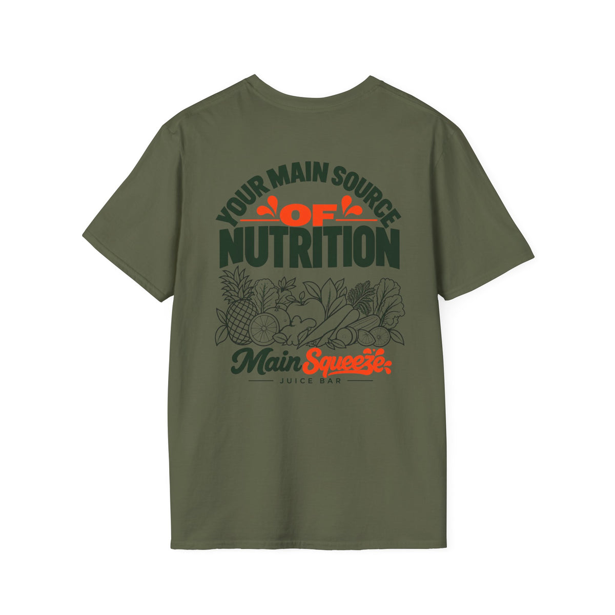 Nutrition Brand T-Shirt — “Your Main Source of Nutrition” Graphic Tee