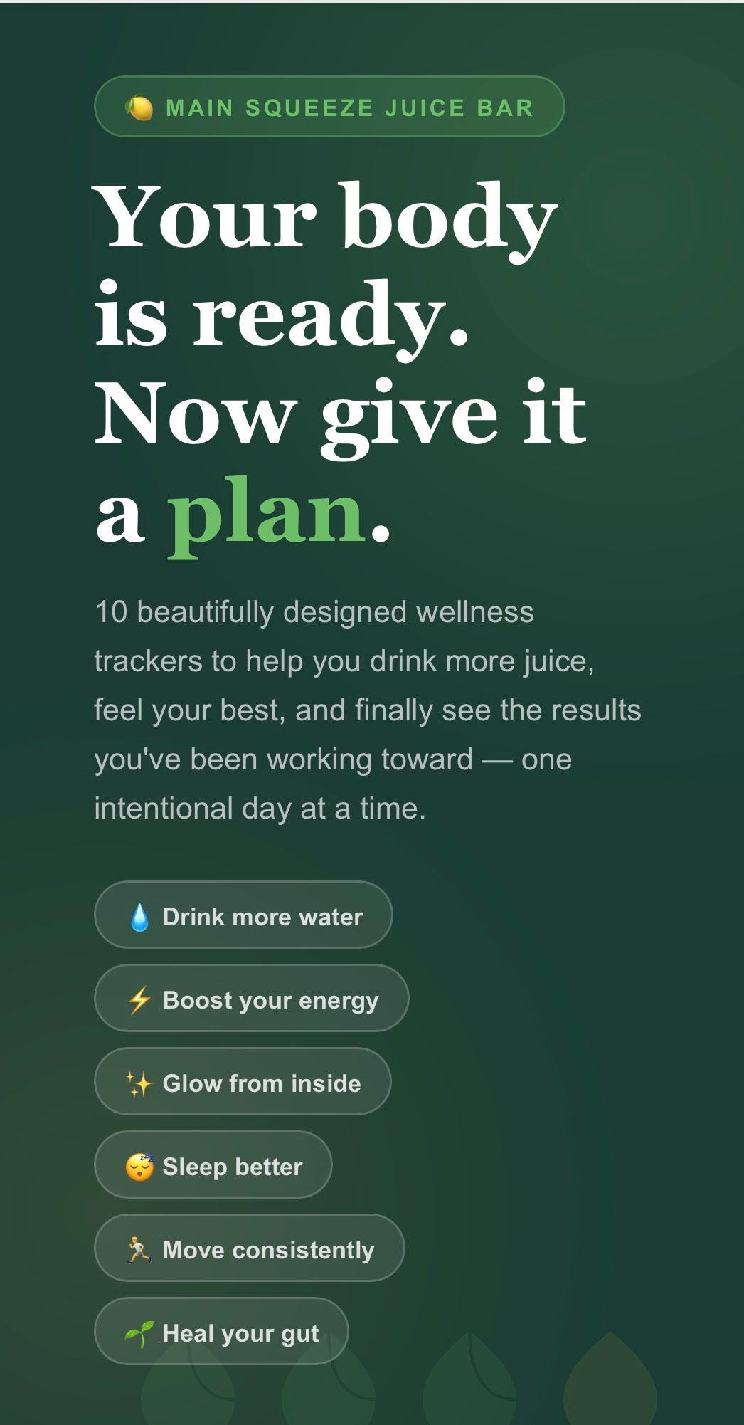 Wellness Bundle Tracker