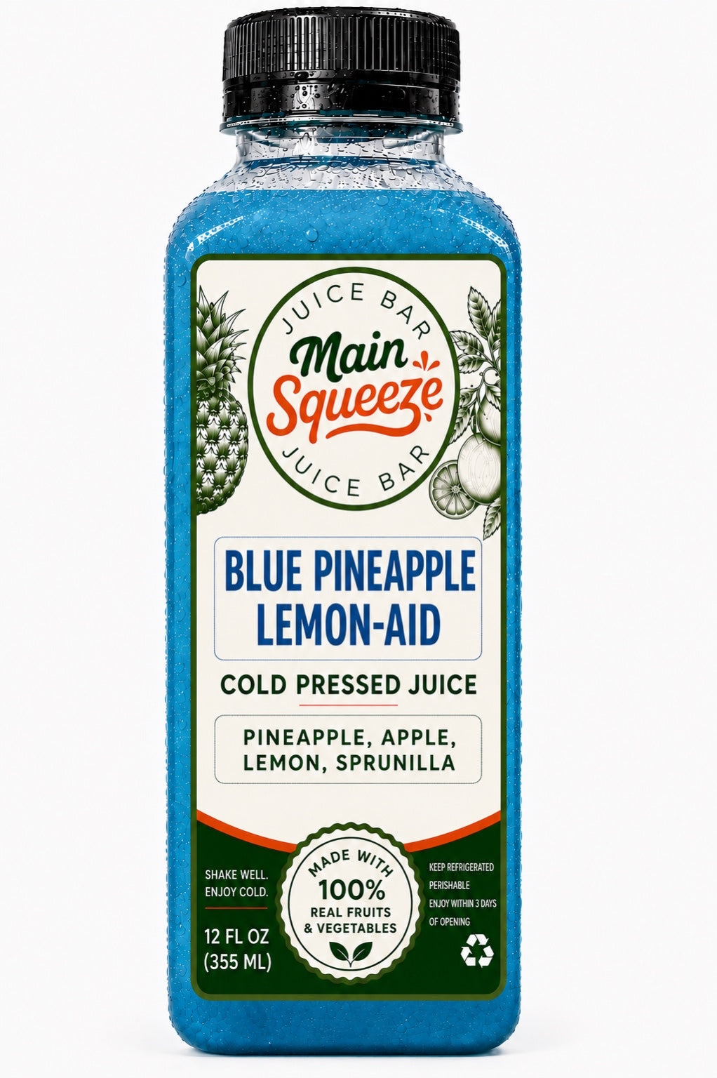 Blue Pineapple Lemon-Aid 12oz